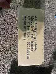 Shipping Lables 4x6