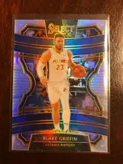 2019-20 Blake Griffin Select Concourse Silver Prizm Detroit Pistons