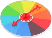 OFFSCH 1 x Wheel of Fortune Gambling Carnival Chalk Fun Rotating Prize Wheel Happy Prizes to Win Eraser Spinning Wheel for Prizes The Wheel Plastic Puzzle Stand Rotating Spiral