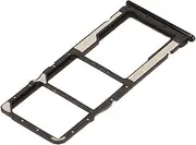 Sim Card Slot Tray Holder, Sim Card Adapter Sim Card Tray Pin Removal Tool Kits Replacement for Redmi Note 8 Phones (Black)
