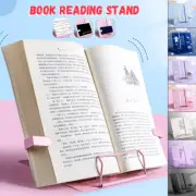 Metal Book Reading Stand Adjustable Foldable Documents Holder Support
