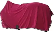 Horse Fleece Blanket, Breathable, Lightweight Keep Warm,Soft,Winter Blanket,Horse Exercise Sheet Horse Blanket, S Red