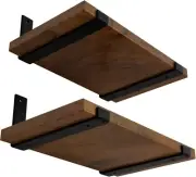 12 Inch Shelf Bracket For DIY Floating Shelf 1/5 Inch Thick Heavy Duty 1 Pair