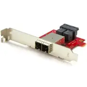 StarTech Mini-SAS Adapter - Dual SFF-8643 to SFF-8644 - 12Gbps SFF86448PLT2