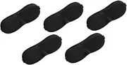 SOPOTUTU 5Pcs Blindfold Sleep Eye Mask Comfortable Cloth Eye Covers for Travel and Napping Light Blocking Design for Office Workers and Students