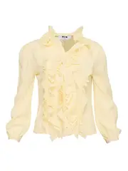 [MSGM] Ruffle Detail Shirt