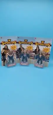 WWE Superstars Series 12 Set Cactus Jack, Bret Hit Man Hart, Jim Anvil Neidhart