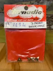 TORNADIC 1824 (QTY 1 PKT ) 3 PRONG KNOCK-OFFS 1/8" - NOS CIRCA 60'S
