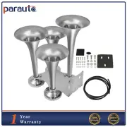 For Truck Van Car Boat Electric Air Horn 180DB 4 Trumpet Train Horn Kit