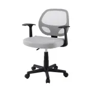 Mesh Office Chair Computer Gaming Desk Chairs Work Study Mid Back Grey