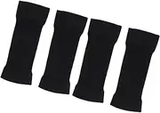 HIAKDOFT Skin Color Elastic Compression Arm Sleeves Calf Shaper Sleeve Slimming Arm Shaping Protector for Fitness Black
