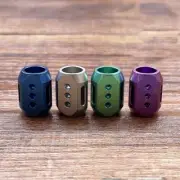EDC Titanium Alloy Knife Bead DIY Cool Lanyard Bead Umbrella Rope Tool Pendant