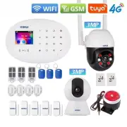 Alarm System Smart Tuya Home Security WIFI GSM Home Wireless APP Remote Control