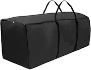 Storage Bag Protective Cover for Cushions Water-Repellent Garden Cushion Storage Bag for Christmas Tree Upholstery Protective Cover Waterproof(122x39x55cm)