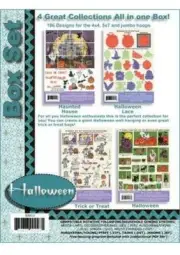Anita Goodesign Halloween Box Set 4 in 1 Embroidery Machine Design CD NEW BX013