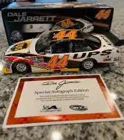 2008 DALE JARRETT #44 UPS TOYOTA AUTHENTICITY AUTOGRAPHED 1:24 DIE-CAST
