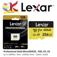 在飛比找蝦皮購物優惠-Lexar 專業黃金 MICRO SDXC UHS-II 卡