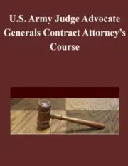 U.S. Army Judge Advocate Generals Contract Attorney's Course 9781500922832 New-