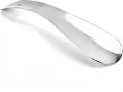 [WizeFolk] Small Shoe Horn,6.9Inch Metal Shoe Horn,Stainless Steel Shoe Horn, Robust Unibody Stainless Steel Shoehorn,Shoe Horns with Hook for Household and Travel