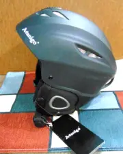NEW AVANIGO Size Lg. Adult For Snow Sports Only Black Helmet Model BJL-205 w Tag