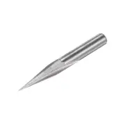 0.5mm Tip 15 Degree 50mm Length Carbide Tapered Wood Engraving CNC Router Bit