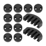 Rubber Violin Practice Mute Set String Mute Accessory Replacement 2 Pcs