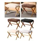 Foot Stool Footrest Easy to Clean Gift Furniture Makeup Stool Vanity Stool for