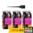 L'Oreal Casting Creme Gloss 200 Ebony Black Hair Color 3-Pack Ammonia Free