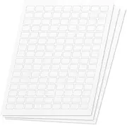 OfficeSmartLabels 0.75 x 0.5 inch Rectangle Labels for Laser Inkjet Printers (144 Labels Per Sheet, White, 150 Sheets / 21600 Labels)