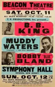 B.B. King Muddy Waters High Quality Metal Magnet 2.6x4 inches 8257