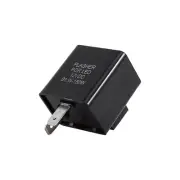 Car Black 12V 2 Pin Flasher Blinker Turn Signal Relay Motorcycle LED Indicat HEN