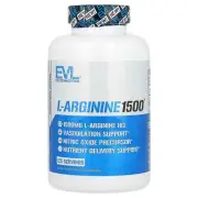 2 X EVLution Nutrition, L-Arginine1500, 1,500 mg , 250 Capsules (750 mg per Caps