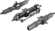GRARRO for 1/16 B16 B36 6WD Replace Upgrade Front/Rear/Bridge Axle Part Set Truck RC Car Parts Aluminum Alloy Durable
