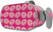 Skin Wrap for Oculus Go Donuts Hot Pink Fuchsia