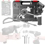 Electric Drill Refitting Plate Cutter 0.8-2mm Metal Iron Tin Plate Quick Cutting Tool Labor-Saving Impact Drill Auxiliary Cutter Accessory Retrofit Shears Multicolor Universal Version