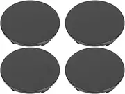 Generic 4 PCS Wheel Center Caps, 2.36in Inner Diameter 2.76in Outer Diameter Car Wheel Center Hub Cover, Universal Vehicle Rim Hub Caps Accessories for Sedan, SUV, or Sports Car (Black)