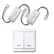 433MHz White Wireless Remote Control Light Switch Controller Accessories