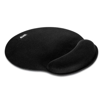 Allsop 30203 9" x 10" Memory Foam Mouse Pad w/ Wrist Rest - Black New