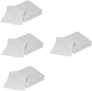 [Minkissy] 4sets 50pcs Jewelry Cleaning Cloths for Polishing Eyeglasses and Screens Versatile Microfiber Wiping Cloths for and Appearance 50pcs*4
