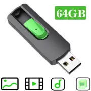 USB 2.0 Flash Drive 64GB Memory Stick Thumb U Disk Storage Portable Memory USB