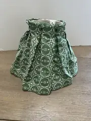 Greenrow Tapered Floral lamp shade Small green