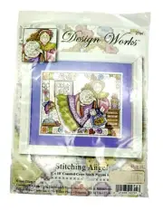 Design Works Stitching Angel Counted Cross Stitch Kit New Sealed #2704 USA
