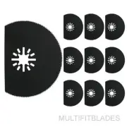 10 x 3-1/8" Flat Circular Oscillating Tool Blades- Makita Multi Tool Compatible