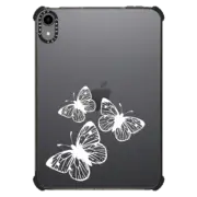 iPad mini (6th gen) iPad Impact Case White Butterflies in Flight