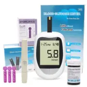 Blood Glucose Monitor Meter Blood Sugar Diabetes Tester+50 Test Strips+50_lancet
