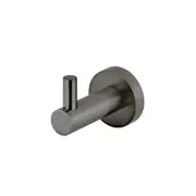 MEIR Round Brass Robe Hook - PVD Shadow