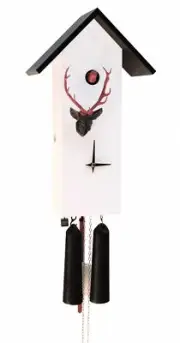 Modern cuckoo clock Simple line, 8 day running time RH SL35 H-1/2 NEW