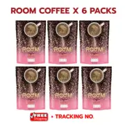 6 x Room Instant Coffee 36 in 1 Weight Loss Collagen Fiber Detox 0% Fat 150 g.