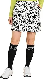 [Callaway] C24228213 Women's Skirt, 8-Way Stretch Leopard Print, Golf,