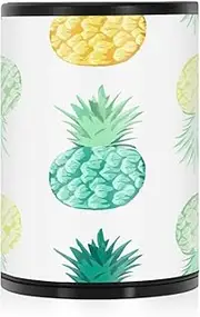 Fresh Pineapple Mix White Cigarette Container Smokeless Ashtray Portable Smell Proof Ashtray, Self Extinguishing Ashtrays Cigarettes